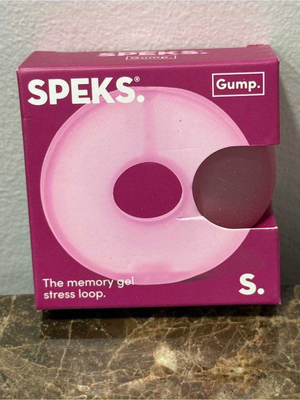 Speks Gump Memory Gel Stress Loop — Pink
